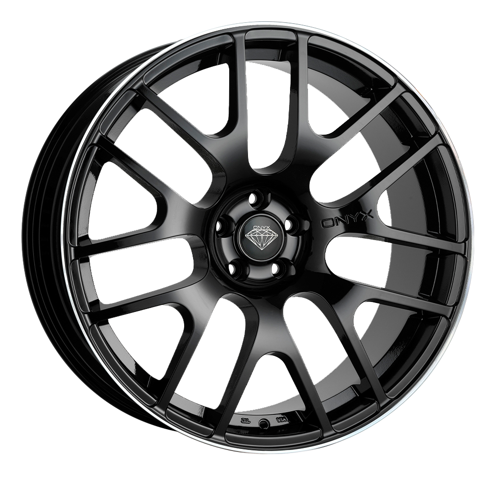 Onyx Wheels Amethyst 22 Black Lip Polish