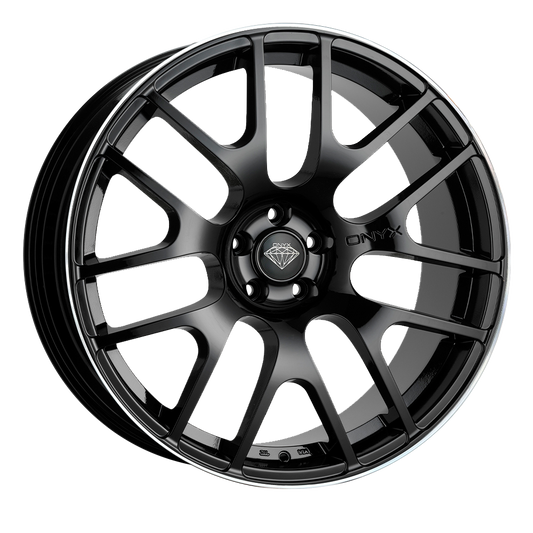 Onyx Wheels Amethyst 22 Black Lip Polish