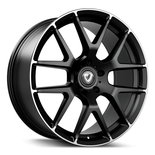 Cades Wheels Comana 22 Matt Black Lip Polish - OUTLET WHEELS5-112/66.63022/9.5