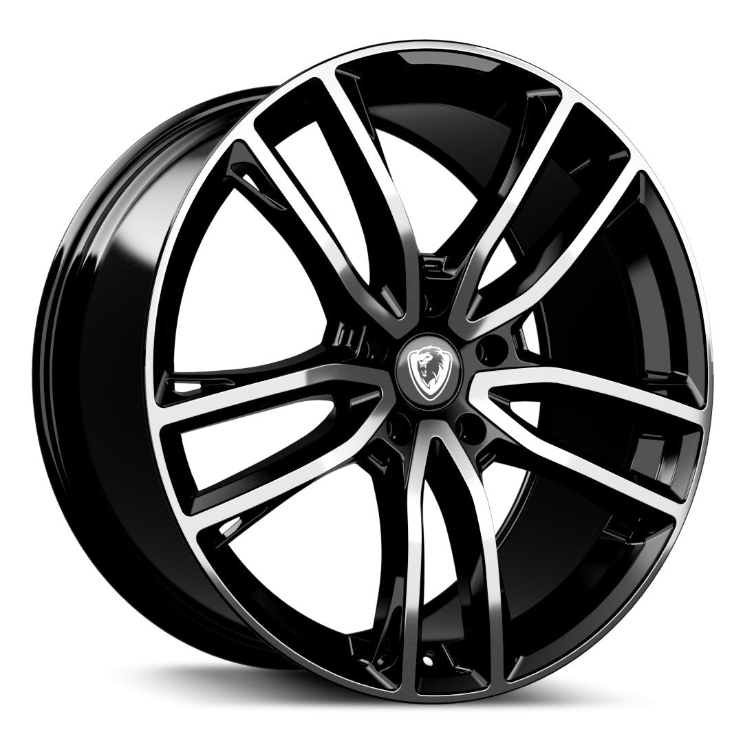 Cades Wheels Helious 22 Black Polish - OUTLET WHEELS5-112/66.63622/10