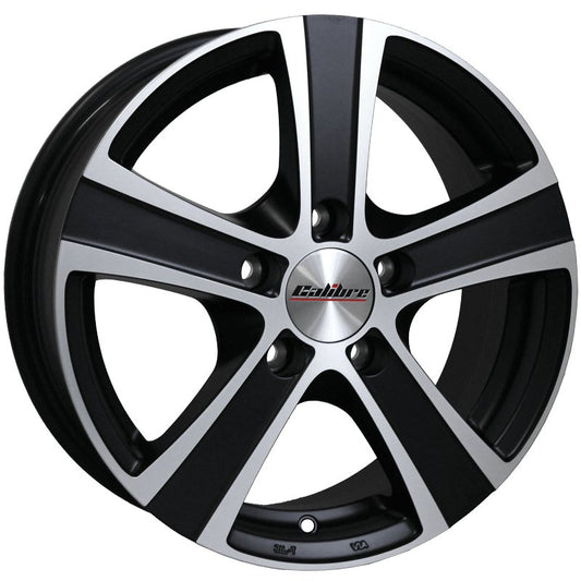 Calibre Highway 16 Matt Black / Polished Face - OUTLET WHEELS5x118/71.15516/6.5