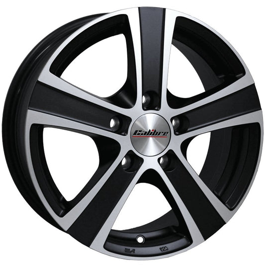 Calibre Highway 16 Matt Black/polished - OUTLET WHEELS5x112/73.14516/6.5