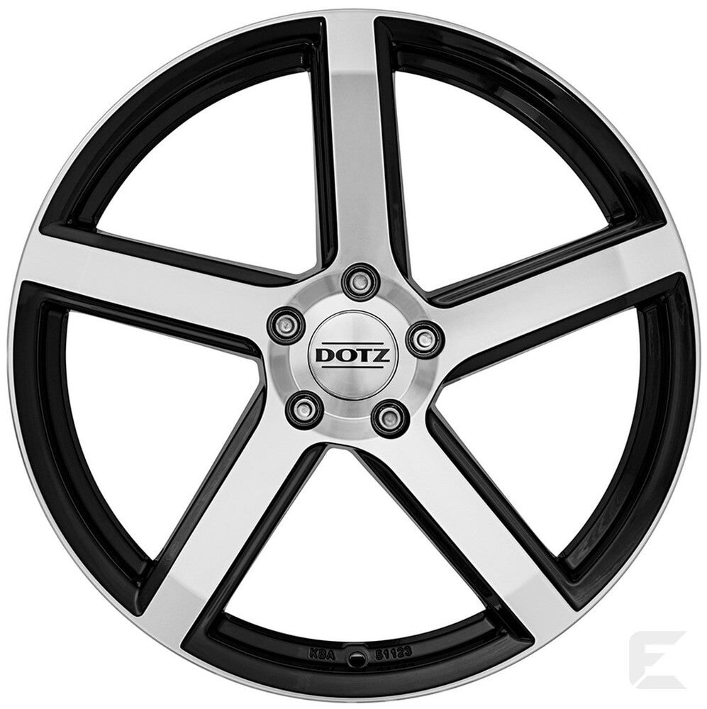 Dotz CP5 Dark 16 Black / Polished - OUTLET WHEELS4x108/65.11516/7