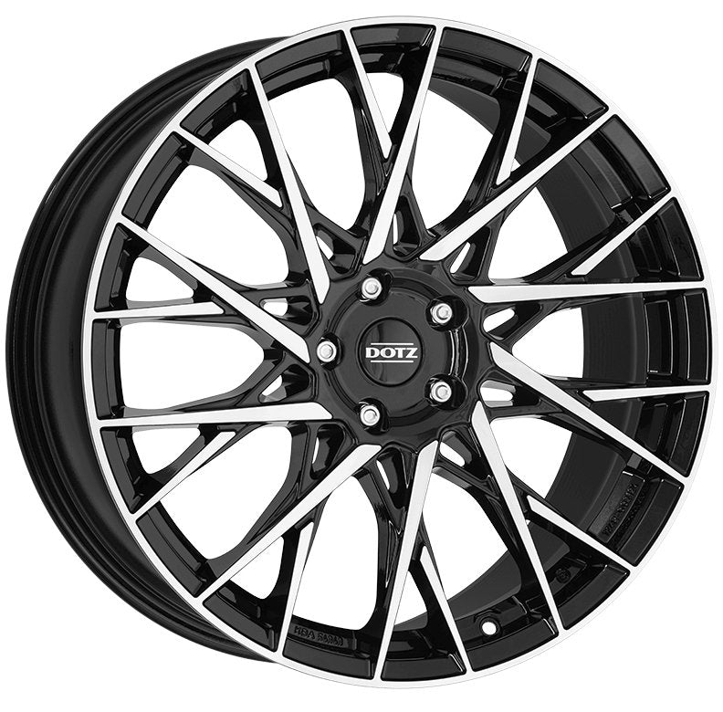 Dotz Fuji dark 18 Black / Polished - OUTLET WHEELS5x114.3/67.14518/7.5