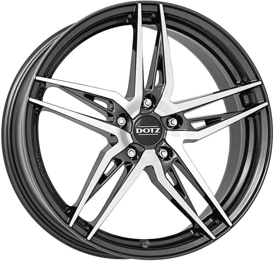 Dotz Interlagos Dark 17 Gunmetal/polished - OUTLET WHEELS5x114.3/71.64817/7.5