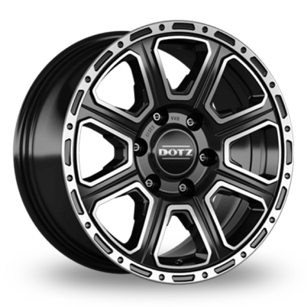 Dotz Kalahari dark 16 Gloss Black / Polished - OUTLET WHEELS6x139.7/93.12416/7