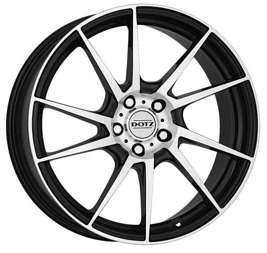 Dotz Kendo 16 Black /polished - OUTLET WHEELS5x114.3/71.64016/7