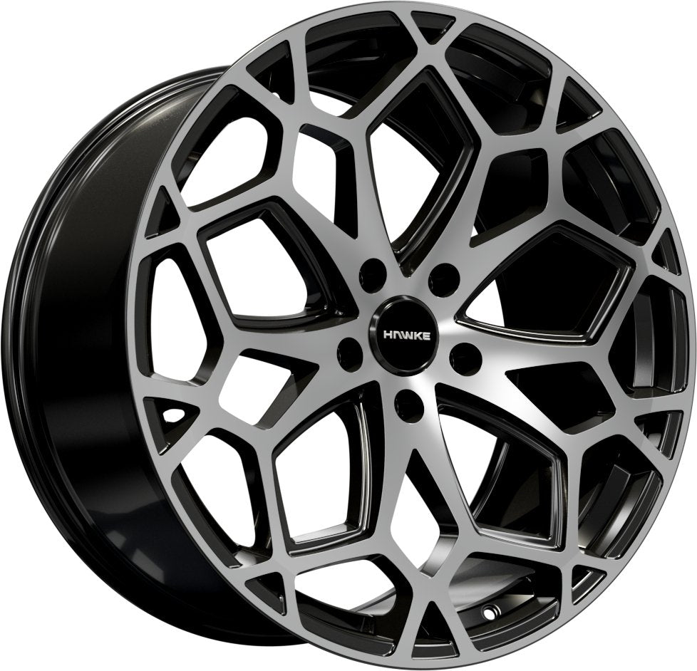 Hawke Wheels Astrid 22 Black Polished - OUTLET WHEELS5-120/72.63522/9.5