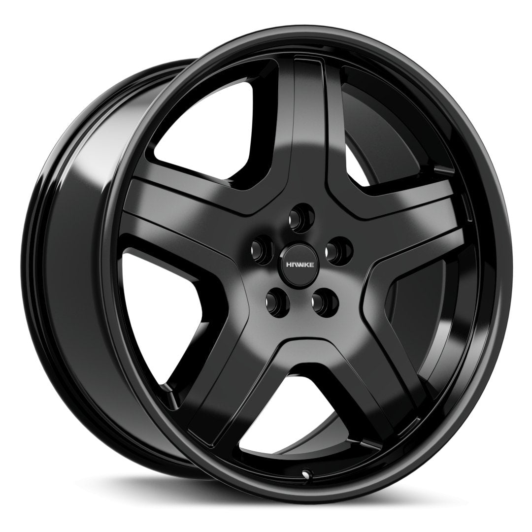 Hawke Wheels Deviant 22 Gloss Black - OUTLET WHEELS5-120/72.63522/10