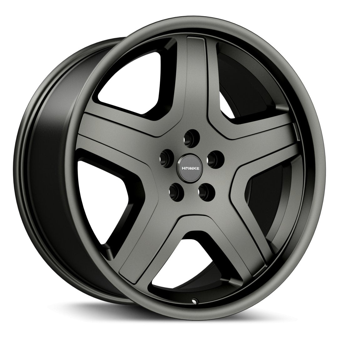 Hawke Wheels Deviant 22 Matt Gunmetal - OUTLET WHEELS5-120/72.63522/10