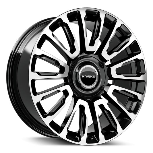 Hawke Wheels Dresden 22 Black Polish - OUTLET WHEELS5-112/57.13022/9.5