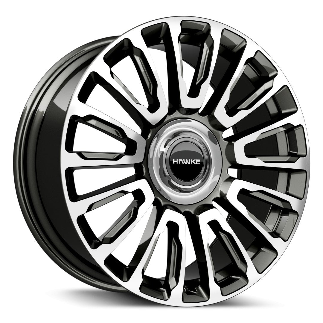 Hawke Wheels Dresden 22 Gunmetal Polish - OUTLET WHEELS5-120/72.61822/9.5