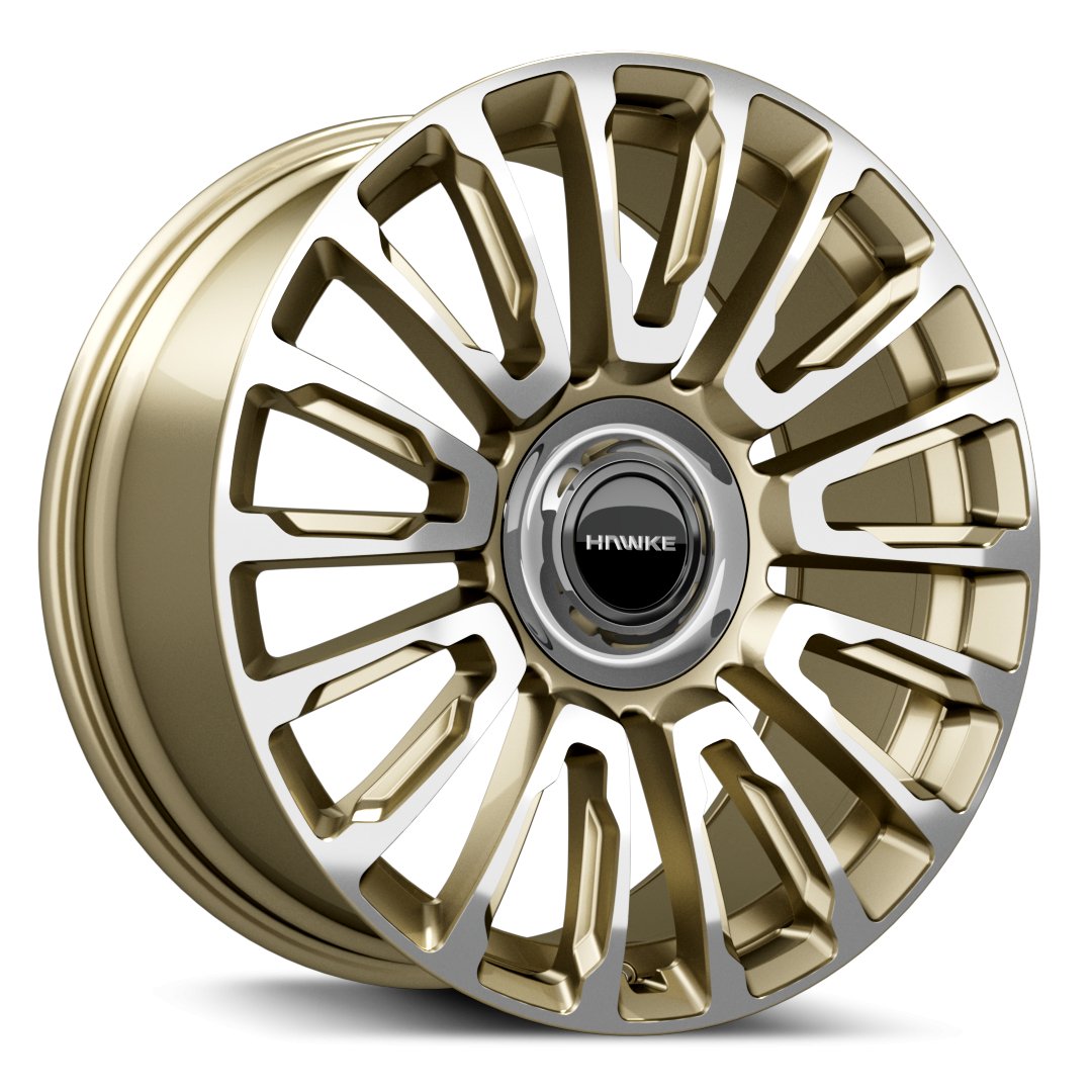 Hawke Wheels Dresden 22 Light Gold Polished - OUTLET WHEELS5-120/72.61822/9.5