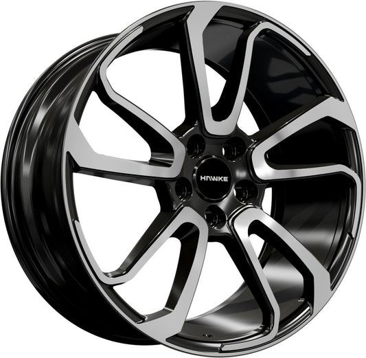 Hawke Wheels Falkon 20 Black Polished - OUTLET WHEELS5-120/65.13820/9