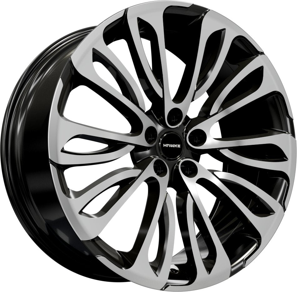 Hawke Wheels Halcyon 23 Black Polish - OUTLET WHEELS5-120/72.63823/9.5