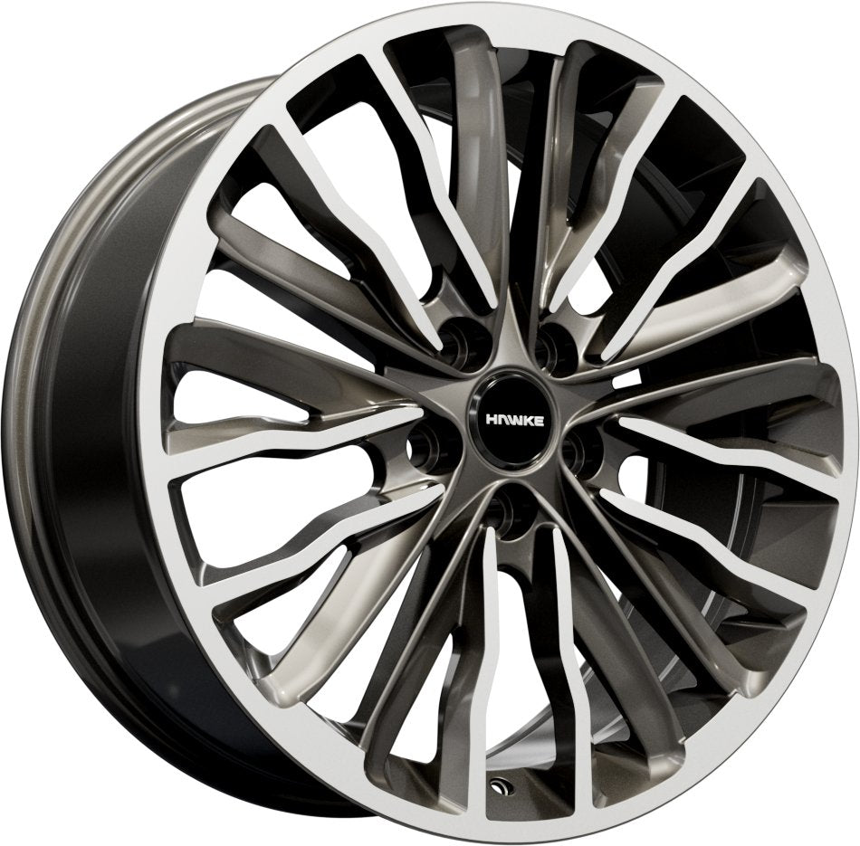 Hawke Wheels Harrier 22 Gunmetal Polish - OUTLET WHEELS5-120/72.64022/9.5