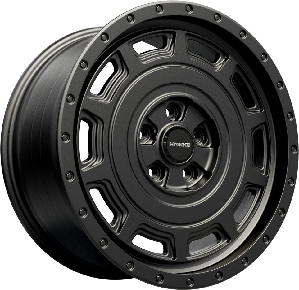 Hawke Wheels Hydra 18 Matt Black - OUTLET WHEELS5-120/72.63018/8.5