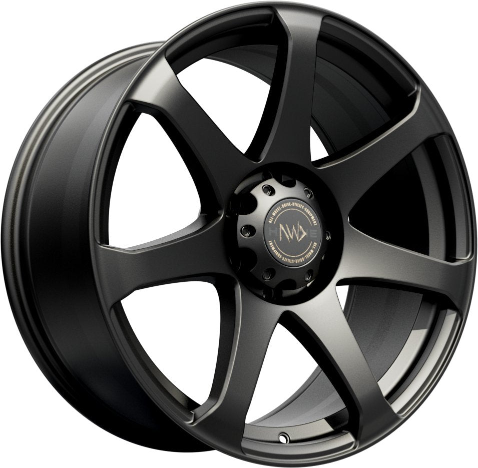 Hawke Wheels Peak 20 Matt Black - OUTLET WHEELS6-114/66.13520/9