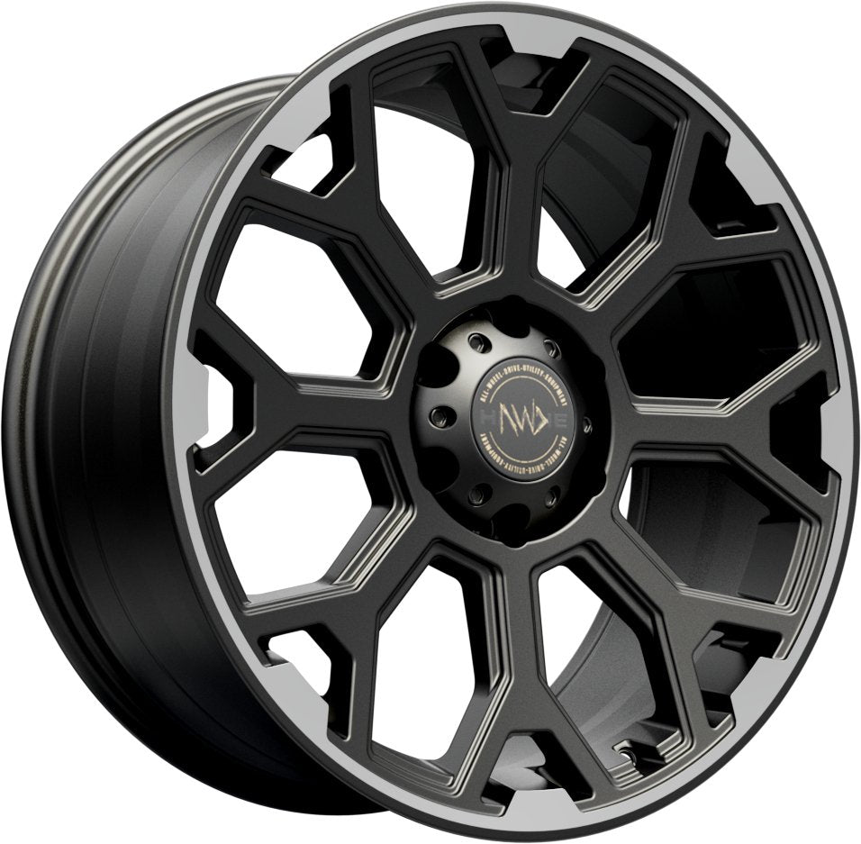 Hawke Wheels Sar 20 Matt Black Lip Polish - OUTLET WHEELS6-139/106.21020/9