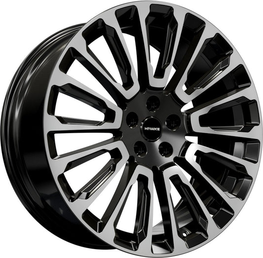 Hawke Wheels Talon 22 Black Polish - OUTLET WHEELS5-120/72.63822/9.5