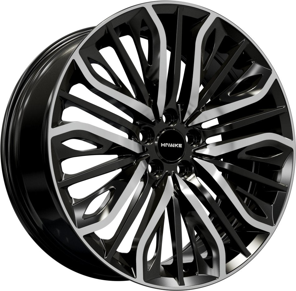 Hawke Wheels Vega 20 Black Polish - OUTLET WHEELS5-120/72.64220/9