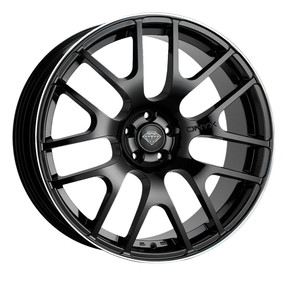 Onyx Wheels Amethyst 22 Black Lip Polish - OUTLET WHEELS5-112/573022/10