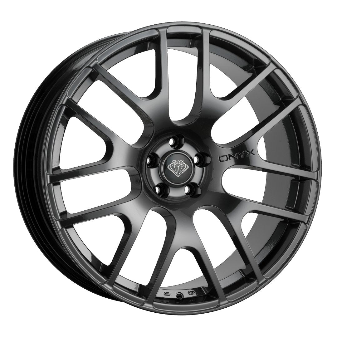 Onyx Wheels Amethyst 22 Gunmetal - OUTLET WHEELS5-120/721022/10