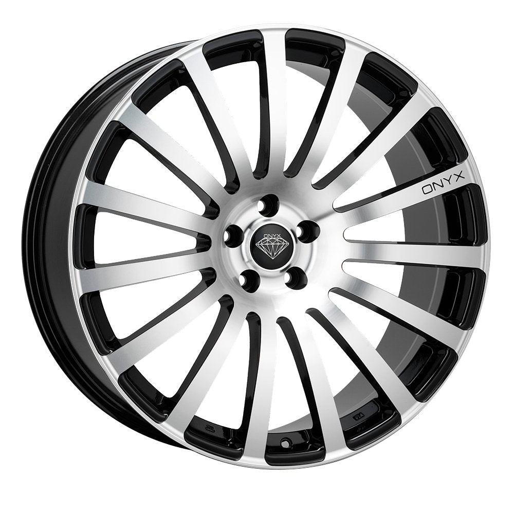 Onyx Wheels Zircon 22 Black Polish - OUTLET WHEELS5-120/721022/10